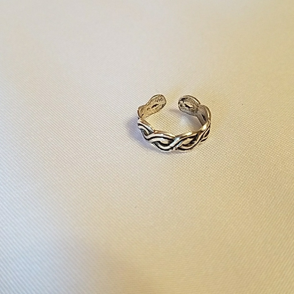 Sterling silver ear cuff
